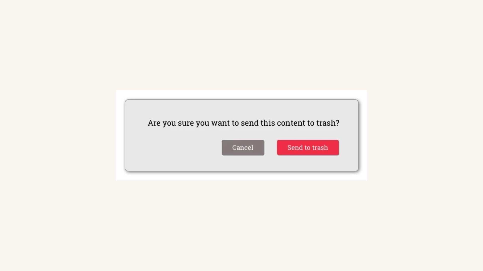 forms delete modal